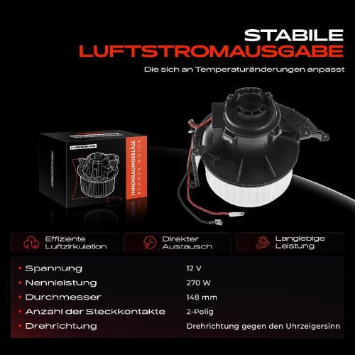 Frankberg 1x Gebläsemotor Innenraumgebläse für Opel Astra G F67 T98 F08 F48 F07 F35 F69 1998-2009 Bild Frankberg 1x Gebläsemotor Innenraumgebläse für Opel Astra G F67 T98 F08 F48 F07 F35 F69 1998-2009