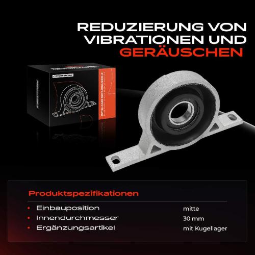 1x Lagerung Gelenkwelle Kardanwellenlager für BMW 7er E65 E66 E67 730i Li 2003-2008 Bild 1x Lagerung Gelenkwelle Kardanwellenlager für BMW 7er E65 E66 E67 730i Li 2003-2008