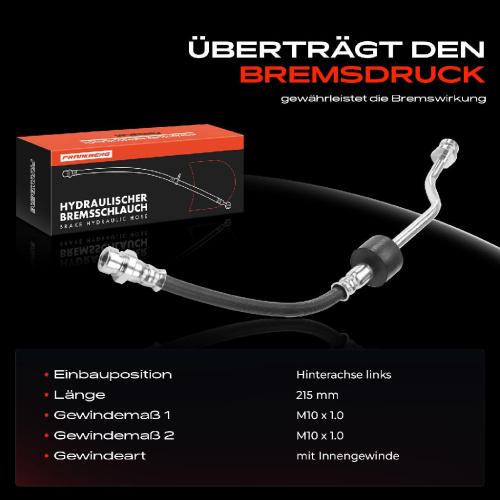 1x Bremsschlauch Bremsschläuche Hinterachse Links für KIA Soul AM 1.6L Bj ab 2009 Bild 1x Bremsschlauch Bremsschläuche Hinterachse Links für KIA Soul AM 1.6L Bj ab 2009