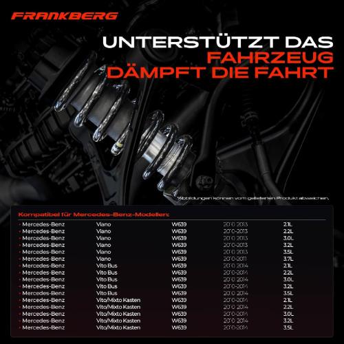 2x Fahrwerksfeder Vorderachse für Mercedes-Benz Viano W639 Vito Vito/Mixto 2010-2014 Bild 2x Fahrwerksfeder Vorderachse für Mercedes-Benz Viano W639 Vito Vito/Mixto 2010-2014