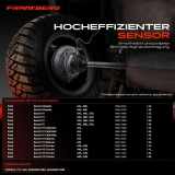 1x ABS Sensor Vorderachse beidseitig für Ford Escort Klasseic Turnier VI Cabriolet Express Stufenheck VII