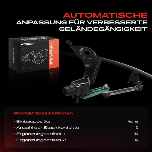 1x Höhensensor Niveauregulierung Hinten Rechts für Audi A4 8K B8 A5 8T 8F7 Bild 1x Höhensensor Niveauregulierung Hinten Rechts für Audi A4 8K B8 A5 8T 8F7
