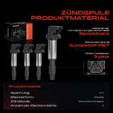 4x Zündmodul Zündspule für BMW E81 E87 F20 F21 E88 E82 F23 F22 F87 F34 E46 E90 F30 F80 E93 E92 E91 F31 F33 F83