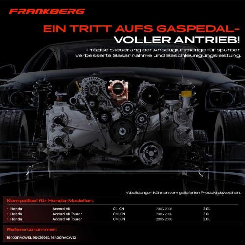 1x Drosselklappe Drosselklappenstutzen für Honda Accord VII CL CM CN 2.0L 2003-2008 Bild 1x Drosselklappe Drosselklappenstutzen für Honda Accord VII CL CM CN 2.0L 2003-2008