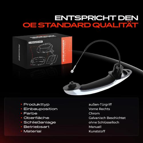 1x Türgriff Vorne Rechts außen für MINI Mini R50 R53 R56 Mini Cabriolet R52 R57 Mini Clubman R55 R58 R59 Bild 1x Türgriff Vorne Rechts außen für MINI Mini R50 R53 R56 Mini Cabriolet R52 R57 Mini Clubman R55 R58 R59