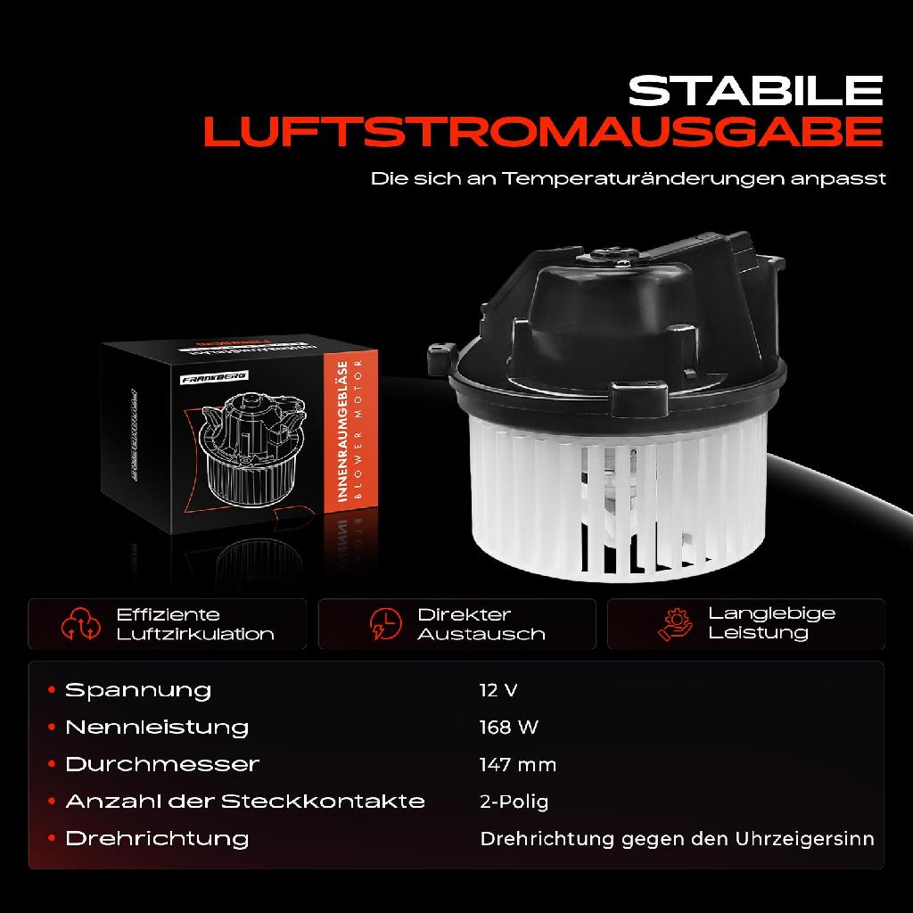 1x Gebläsemotor Innenraumgebläse für Peugeot Boxer Fiat Ducato Citroën Jumper 230