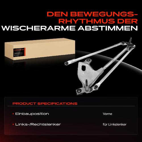 Frankberg 1x Wischergestänge Vorne für Ford Mondeo IV BA7 1.6L-2.5L 2007-2015 Bild Frankberg 1x Wischergestänge Vorne für Ford Mondeo IV BA7 1.6L-2.5L 2007-2015