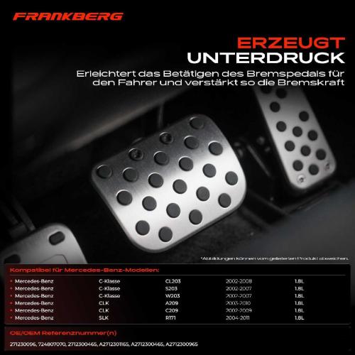 1x Unterdruckpumpe Bremsanlage Vakuumpumpe für Mercedes-Benz W203 S203 C209 A209 Bild 1x Unterdruckpumpe Bremsanlage Vakuumpumpe für Mercedes-Benz W203 S203 C209 A209