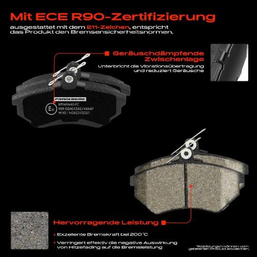 4x Bremsbeläge Vorderachse für Seat Ibiza II VW Corrado Golf Jetta Passat Variant Scirocco Bild 4x Bremsbeläge Vorderachse für Seat Ibiza II VW Corrado Golf Jetta Passat Variant Scirocco