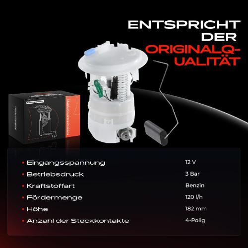 1x Kraftstoffpumpe für Citroën C4 Grand Picasso I MPV DS5 Peugeot 5008 1.6L 2008-2017 Bild 1x Kraftstoffpumpe für Citroën C4 Grand Picasso I MPV DS5 Peugeot 5008 1.6L 2008-2017