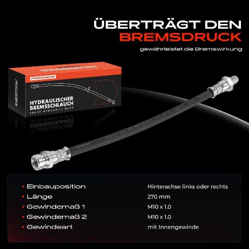 1x Bremsschlauch Bremsschläuche Hinterachse Links oder Rechts für Hyundai Sonata IV XG KIA Magentis Bild 1x Bremsschlauch Bremsschläuche Hinterachse Links oder Rechts für Hyundai Sonata IV XG KIA Magentis