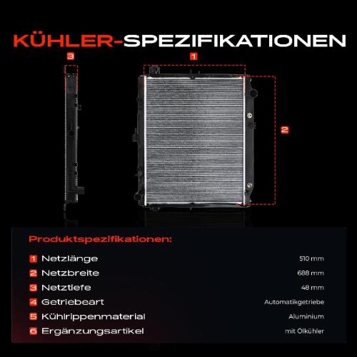 1x Kühler Wasserkühler Motorkühler für Toyota Land Cruiser 100 FZJ1 Lexus LX 470 Bild 1x Kühler Wasserkühler Motorkühler für Toyota Land Cruiser 100 FZJ1 Lexus LX 470