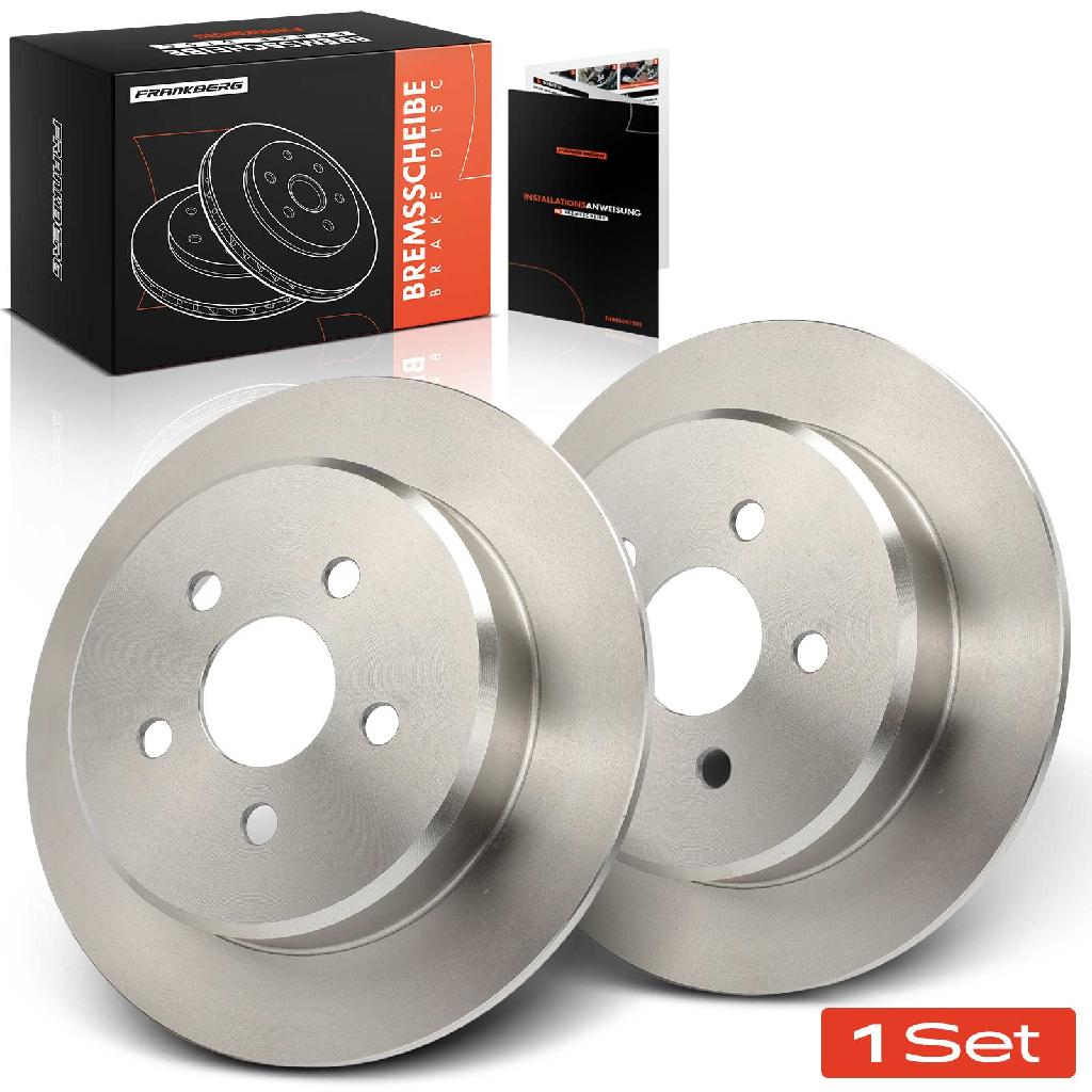 2x Bremsscheiben Hinterachse für Chrysler Neon II PT Cruiser Cabriolet Sebring Dodge Plymouth Stufenheck
