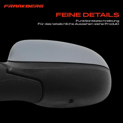 Frankberg 1x Außenspiegel Links für Ford KA RU8 1.2L 2008-2016 Bild Frankberg 1x Außenspiegel Links für Ford KA RU8 1.2L 2008-2016