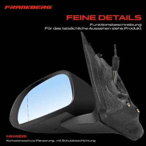 1x Außenspiegel Links für Fiat 500L 351 352 0.9L 1.2L 1.4L 1.6L Bj ab 2012 Bild 1x Außenspiegel Links für Fiat 500L 351 352 0.9L 1.2L 1.4L 1.6L Bj ab 2012
