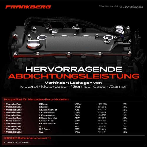 1x Ventildeckel Zylinderkopfhaube für Mercedes-Benz W204 W205 A205 C204 S205 S204 W212 X218 Bild 1x Ventildeckel Zylinderkopfhaube für Mercedes-Benz W204 W205 A205 C204 S205 S204 W212 X218