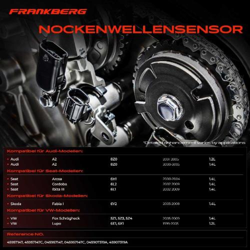1x Nockenwellenposition Sensor für Audi A2 Seat Ibiza III Skoda Fabia I II 1.4L Bild 1x Nockenwellenposition Sensor für Audi A2 Seat Ibiza III Skoda Fabia I II 1.4L