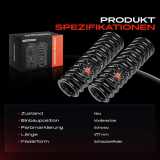 2x Fahrwerksfeder Vorderachse für Mercedes-Benz S-Klasse W126 Coupe C126 1979-1991