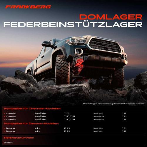 1x Domlager Federbeinstütz lager für Chevrolet Aveo/Kalos Daewoo Kalos Bj ab 2002 Bild 1x Domlager Federbeinstütz lager für Chevrolet Aveo/Kalos Daewoo Kalos Bj ab 2002