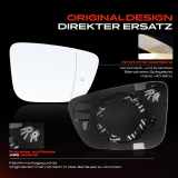 1x Spiegelglas Außenspiegel rechts für BMW 3 Touring Van G21 G20 G28 G80 G31