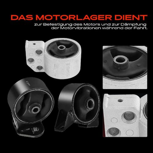 Frankberg 3x Motorlager Links für Hyundai Accent II Stufenheck LC 1.6L Bild Frankberg 3x Motorlager Links für Hyundai Accent II Stufenheck LC 1.6L
