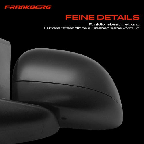 Frankberg 1x Außenspiegel Links für Fiat Panda 312 319 Panda Van 312 519 Bj ab 2012 Bild Frankberg 1x Außenspiegel Links für Fiat Panda 312 319 Panda Van 312 519 Bj ab 2012