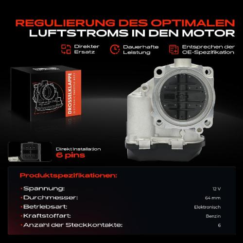 Frankberg 1x Drosselklappe Drosselklappenstutzen für BMW F07 F10 F11 F06 F12 F13 X5 E70 E71 Bild Frankberg 1x Drosselklappe Drosselklappenstutzen für BMW F07 F10 F11 F06 F12 F13 X5 E70 E71