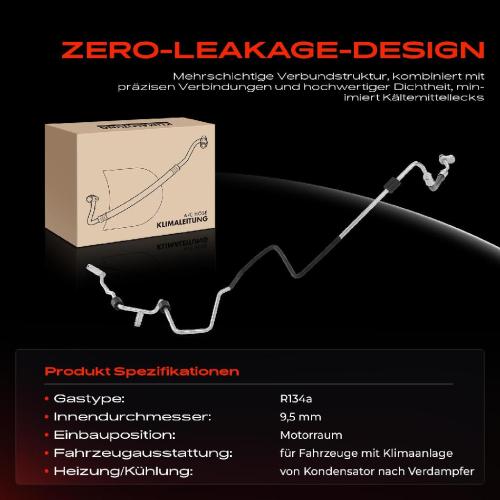 1x Hochdruckleitung Klimaanlage für Audi Q5 8RB 2.0L 3.0L 3.2L 2008-2012 Bild 1x Hochdruckleitung Klimaanlage für Audi Q5 8RB 2.0L 3.0L 3.2L 2008-2012