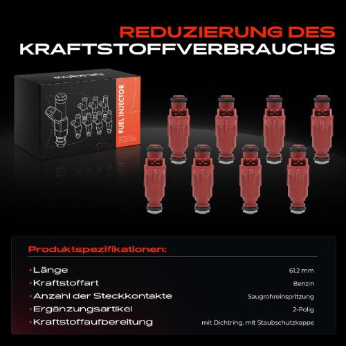 Frankberg 8x Einspritzventil Einspritzdüse für Mercedes-Benz W203 W211 C215 C208 R171 W463 Bild Frankberg 8x Einspritzventil Einspritzdüse für Mercedes-Benz W203 W211 C215 C208 R171 W463