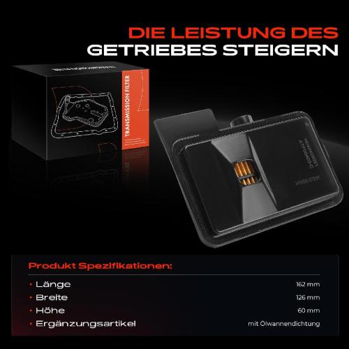 1x Hydraulikfiltersatz Automatikgetriebe für Honda Civic IX FK FB 8 FA Jazz 3 GE Bild 1x Hydraulikfiltersatz Automatikgetriebe für Honda Civic IX FK FB 8 FA Jazz 3 GE