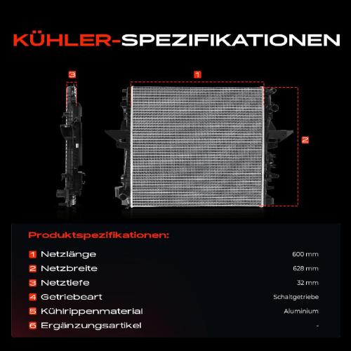 1x Kühler Wasserkühler Motorkühler für Land Rover LA Range Rover Sport 3.0L 5.0L Bild 1x Kühler Wasserkühler Motorkühler für Land Rover LA Range Rover Sport 3.0L 5.0L