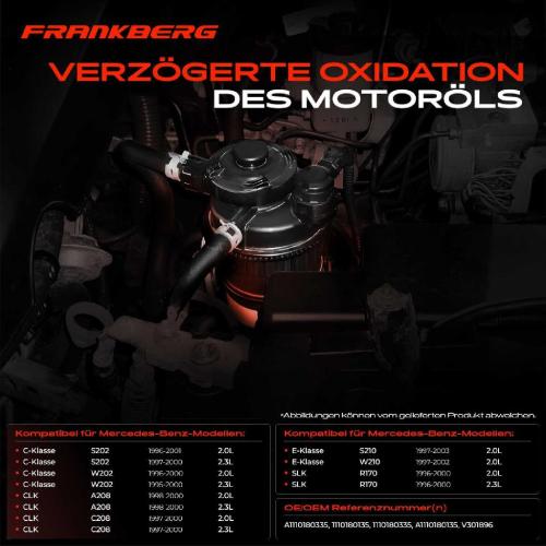 1x Ventil Kurbelgehauseentluftung für Mercedes-Benz W202 S202 A208 W210 S210 R170 Bild 1x Ventil Kurbelgehauseentluftung für Mercedes-Benz W202 S202 A208 W210 S210 R170