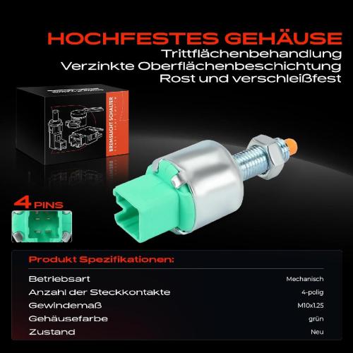 1x Bremslichtschalter für Toyota Prius W3 1.8L 2008-2016 Bild 1x Bremslichtschalter für Toyota Prius W3 1.8L 2008-2016