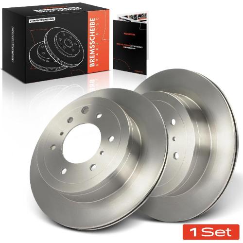 2x Bremsscheiben Hinterachse für Mitsubishi Pajero IV Van 3.2L 3.8L Bj ab 2006 Bild 2x Bremsscheiben Hinterachse für Mitsubishi Pajero IV Van 3.2L 3.8L Bj ab 2006