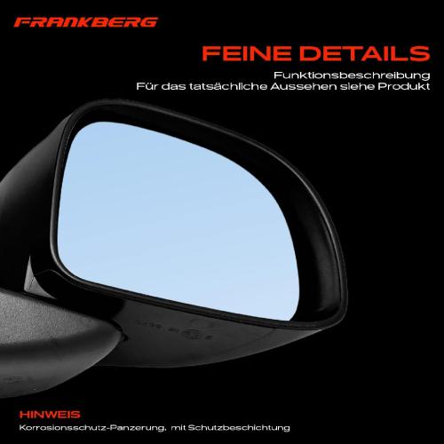 Frankberg 1x Außenspiegel Rechts für Fiat Panda 312 319 0.9L 1.0L 1.2L 2012-2024 Bild Frankberg 1x Außenspiegel Rechts für Fiat Panda 312 319 0.9L 1.0L 1.2L 2012-2024