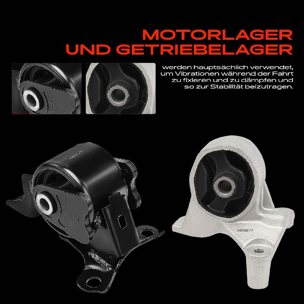 1x Motorlager Getriebelagerlager Vorne für Honda Civic VII Coupe EM2 Stream RN 1.7L 2001-2007