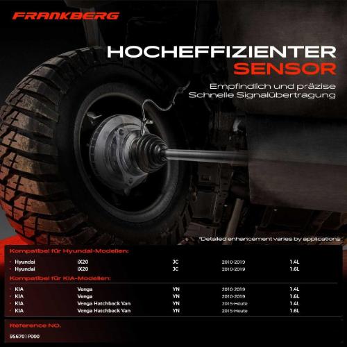 Frankberg 1x ABS Sensor Vorderachse links für Hyundai iX20 KIA Venga Hatchback Van 1.4L 1.6L Bj ab 2010 Bild Frankberg 1x ABS Sensor Vorderachse links für Hyundai iX20 KIA Venga Hatchback Van 1.4L 1.6L Bj ab 2010