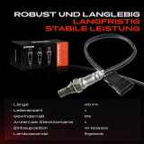 1x Lambdasonde Regelsonde Vor Katalysator für Alfa Romeo 147 156 Mito Fiat 500 Punto Panda Lancia Y
