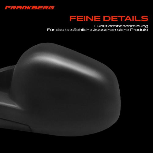 Frankberg 1x Außenspiegel Links für Chevrolet Spark M300 1.0L 1.2L 2010-2015 Bild Frankberg 1x Außenspiegel Links für Chevrolet Spark M300 1.0L 1.2L 2010-2015
