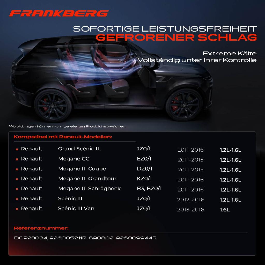 1x Klimakompressor für Renault Megane CC EZ0/1 Grand Scénic III JZ0/1 1.2L-1.6L 2011-2016