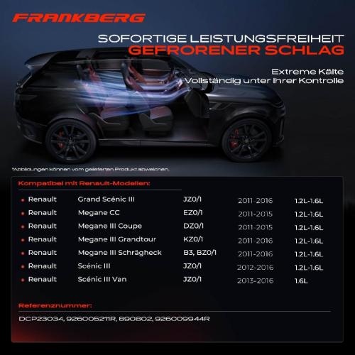 1x Klimakompressor für Renault Megane CC EZ0/1 Grand Scénic III JZ0/1 1.2L-1.6L 2011-2016 Bild 1x Klimakompressor für Renault Megane CC EZ0/1 Grand Scénic III JZ0/1 1.2L-1.6L 2011-2016