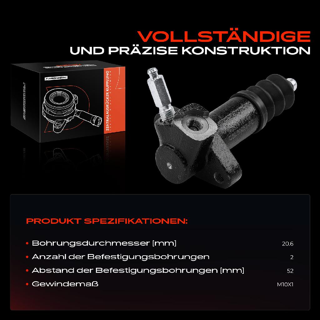 1x Kupplungsnehmerzylinder für Chevrolet Lacetti Evanda Daewoo Espero Lanos Nubira