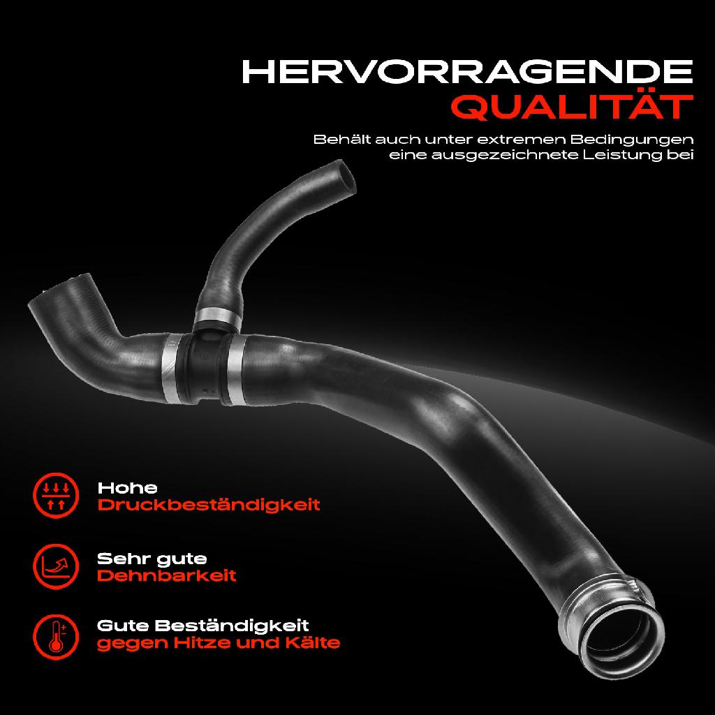 1x Kühlerschlauch Turboschlauch für Mercedes-Benz M-Klasse W164 3.5L 2005-2011