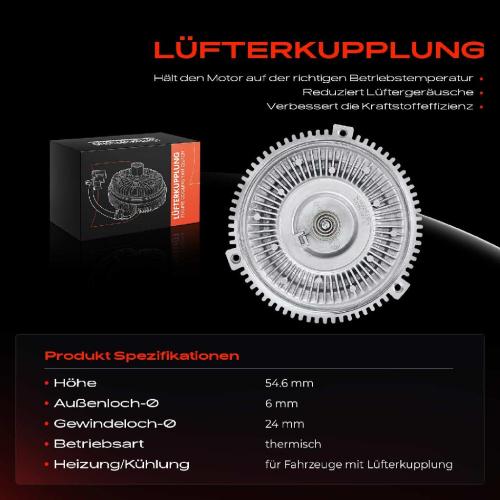 1x Lüfterkupplung Kühlerlüfte für BMW 3er E46 5er E34 7er E32 Z3 E36 Bild 1x Lüfterkupplung Kühlerlüfte für BMW 3er E46 5er E34 7er E32 Z3 E36