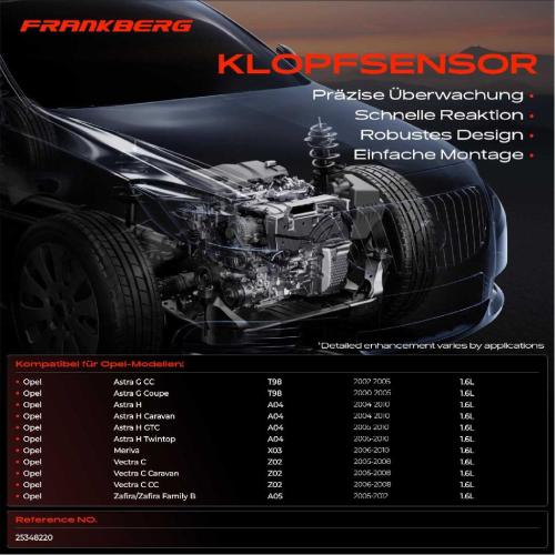 1x Klopfsensor Klopfgeber für Opel Astra G Astra H Meriva Vectra C Zafira 1.6L Bild 1x Klopfsensor Klopfgeber für Opel Astra G Astra H Meriva Vectra C Zafira 1.6L