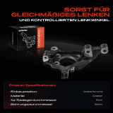 1x Achsschenkel Radaufhängung Vorderachse Rechts für Mazda 3 Stufenheck BM BN Bj ab 2013