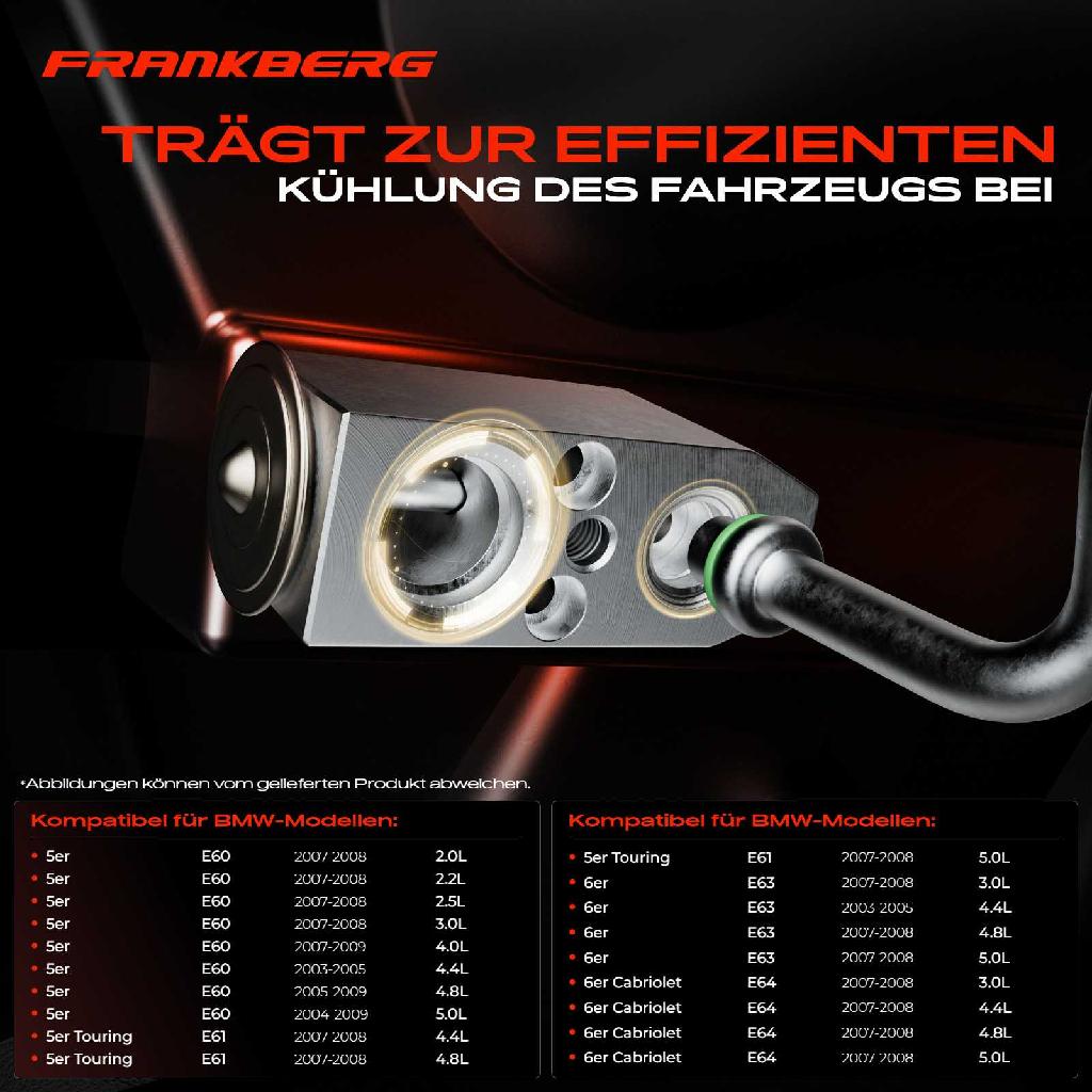 1x Expansionsventil Klimaanlage für BMW 5ER M5 E60 E61 6ER M6 E63 E64 2007-2008