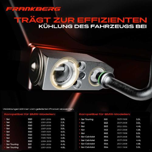 1x Expansionsventil Klimaanlage für BMW 5ER M5 E60 E61 6ER M6 E63 E64 2007-2008 Bild 1x Expansionsventil Klimaanlage für BMW 5ER M5 E60 E61 6ER M6 E63 E64 2007-2008