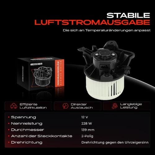 Frankberg 1x Gebläsemotor Innenraumgebläse für Opel Corsa D E Adam Citroën Nemo Fiat Linea Bild Frankberg 1x Gebläsemotor Innenraumgebläse für Opel Corsa D E Adam Citroën Nemo Fiat Linea