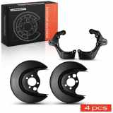 Frankberg 4x Ankerblech Bremsscheibe Vorne und Hinten für VW Polo 6N1 6N2 1.4L 1.6L 1994-2001